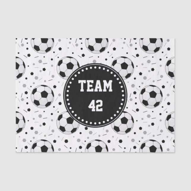 Soccer balls tissue paper (Front)