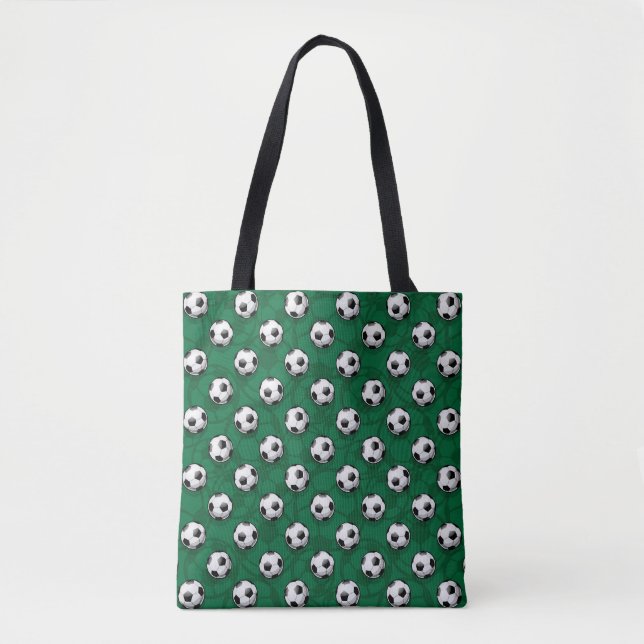 Soccer balls tote bag (Front)