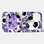 Soccer Ballz! Girls soccer player jersey number  Case-Mate iPhone Case (Back (Horizontal))
