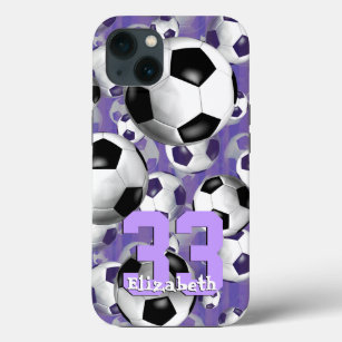 Soccer Ballz! Girls soccer player jersey number  iPhone 13 Case