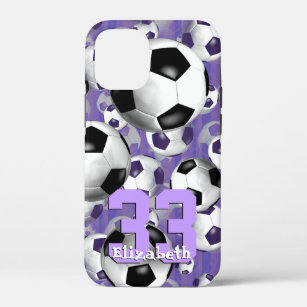 Soccer Ballz! Girls soccer player jersey number  iPhone 12 Mini Case