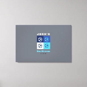 SOCCER Bar Bat Mitzvah Sign In Board