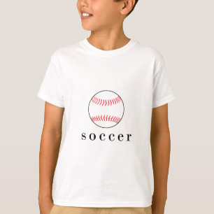 Soccer Baseball Funny Hilarious Sports T-Shirt
