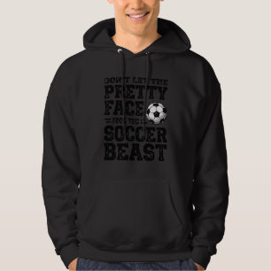 Soccer Beast Pretty Face Vintage Typography Shirt_ Hoodie