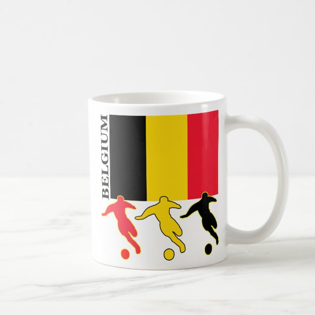 Soccer Belgium Coffee Mug (Right)