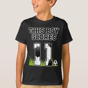 Soccer Birthday - 11 Year Old Boy - 11th Birthday T-Shirt