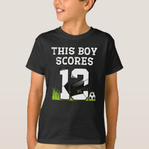 Soccer Birthday - 12 Year Old Boy - 12th Birthday T-Shirt