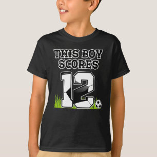 Soccer Birthday - 12 Year Old Boy - 12th Birthday T-Shirt