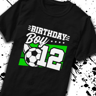 Soccer Birthday - 12 Year Old Boy - 12th Birthday T-Shirt