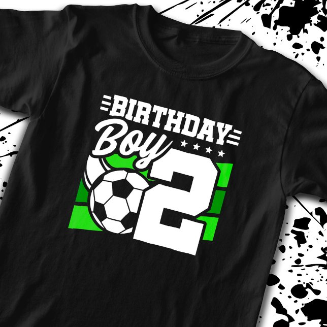 Soccer Birthday - 2 Year Old Boy - 2nd Birthday T-Shirt (Creator Uploaded)