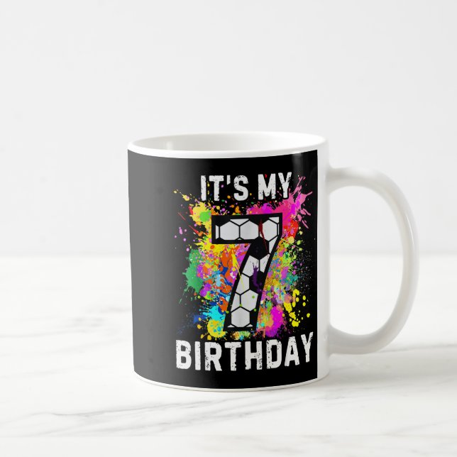 Soccer Birthday 7  Coffee Mug (Right)