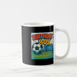 Soccer Birthday-boy Footbyll Goal Kids Birthday Pa Coffee Mug