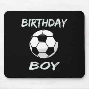 Soccer Birthday Boy , Soccer Theme Birthday Party Mouse Pad