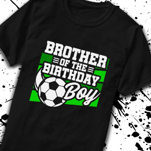 Soccer Birthday Brother - Boys Soccer Birthday T-Shirt