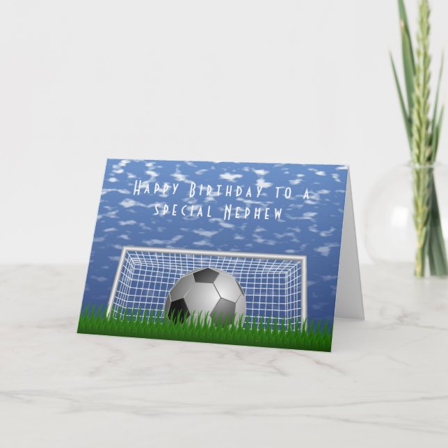 Soccer Birthday Card (Front)