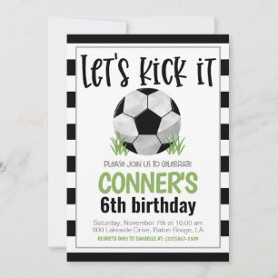 Soccer Birthday Invitation