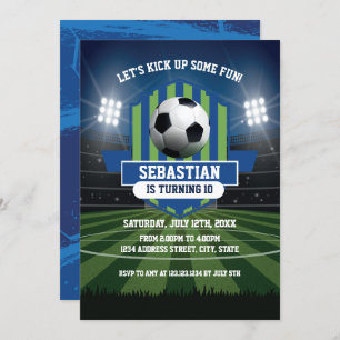Soccer Birthday Invitation