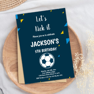 Soccer Birthday Invitation