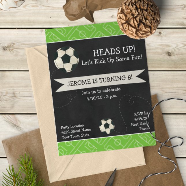 Soccer Birthday Invitation (Creator Uploaded)