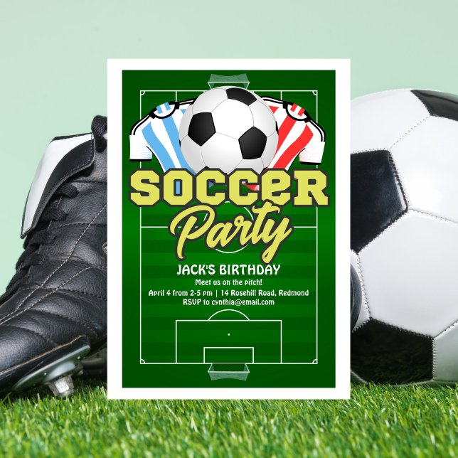 Soccer Birthday Invitation (Creator Uploaded)