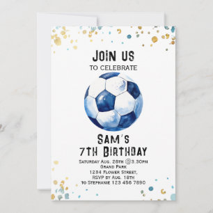 Soccer Birthday Invitation - Soccer Party