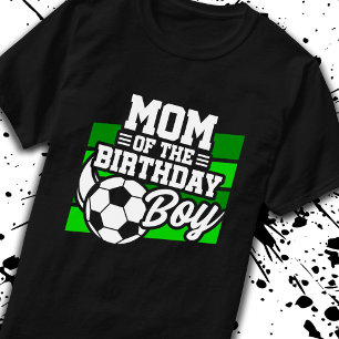 Soccer Birthday Mum - Boys Soccer Birthday T-Shirt