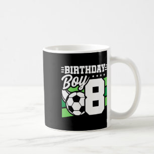 Soccer Birthday Party - 8 Year Old Boy - 8th Birth Coffee Mug