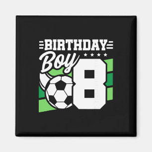 Soccer Birthday Party - 8 Year Old Boy - 8th Birth Magnet