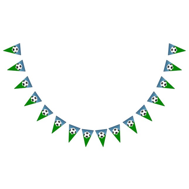 Soccer Birthday Party Bunting (All)