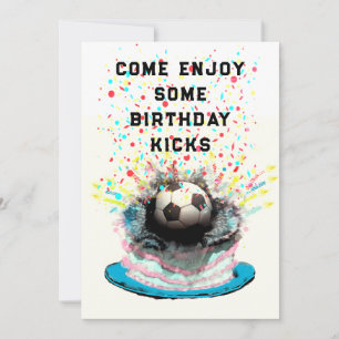 Soccer Birthday Party Invitation