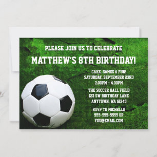 Soccer Birthday Party Invitation