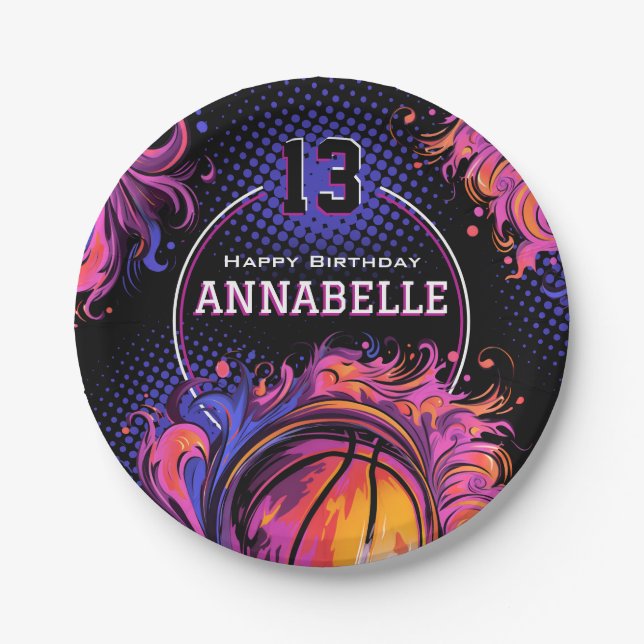 Soccer Birthday Party Paper Plate (Front)