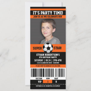 Soccer Birthday Photo Template
