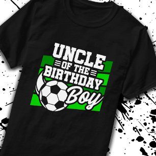 Soccer Birthday Uncle - Boys Soccer Birthday T-Shirt