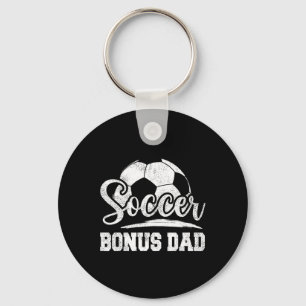 Soccer Bonus Dad Soccer Player Game Day Father&#; Key Ring