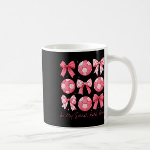Soccer Bow Girl Coffee Mug