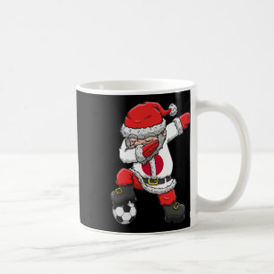Soccer Boy Dabbing Santa Christmas Japan Footbyll Coffee Mug