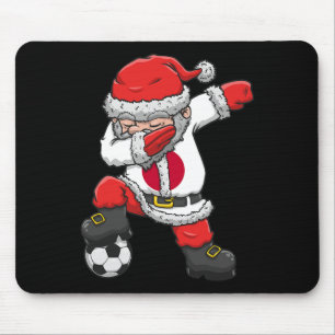 Soccer Boy Dabbing Santa Christmas Japan Footbyll  Mouse Pad