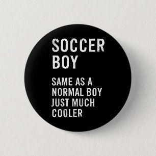 Soccer Boy Definition Funny  6 Cm Round Badge