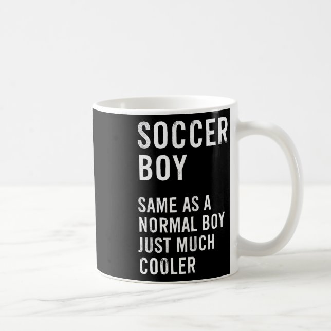 Soccer Boy Definition Funny  Coffee Mug (Right)