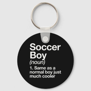 Soccer Boy Definition Funny Sports  Key Ring