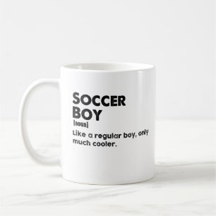 Soccer Boy Funny Dictionary Definition Soccer Boys Coffee Mug