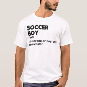 Soccer Boy Funny Dictionary Definition Soccer Boys T-Shirt