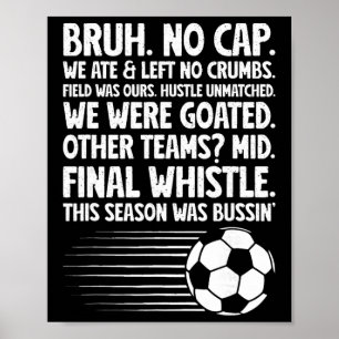 Soccer Boy Funny Soccer Kids  Poster