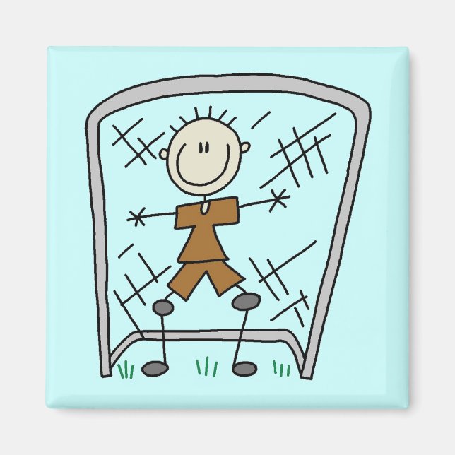 Soccer Boy Goalie Tshirts and Gifts Magnet (Front)