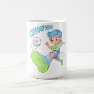 Soccer Boy Kicking Ball Future Soccer Star Coffee Mug