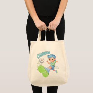 Soccer Boy Kicking Ball Future Soccer Star Tote Bag