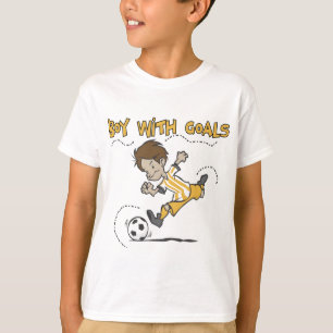 Soccer - Boy With Goals Tshirts and GIfts