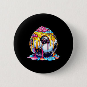Soccer Boys Girls Kids Footbyll Ice Cream Soccer D 6 Cm Round Badge