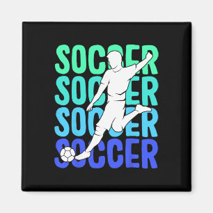 Soccer Boys Men Kids Magnet